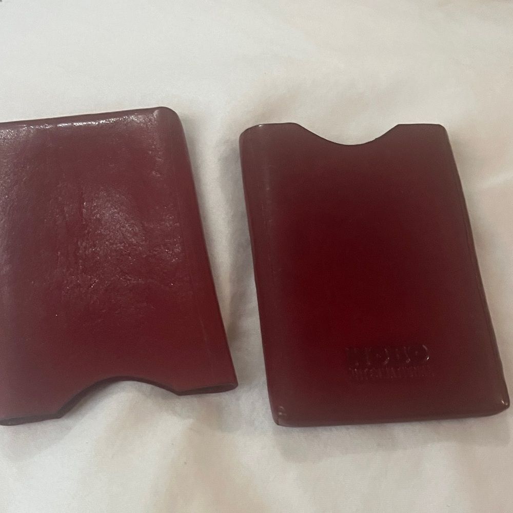 Vintage hobo card holder